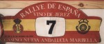Tablica z 27 Rajdu Hiszpanii załogi: Błażej Krupa / Piotr Mystkowski
